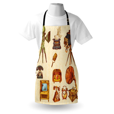 No Pattern Bib Apron