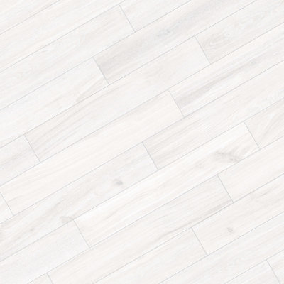 Encina White Matte 8x48 Stone Look Rectified