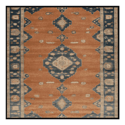 Machine Washable Overdyed Brown Area Rug