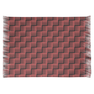 Chenille Striped Indoor Rug