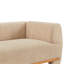 Canapé rembourré élégant en velours de 79 po de style moderne avec siège confortable de 79 po Nomad-133328626