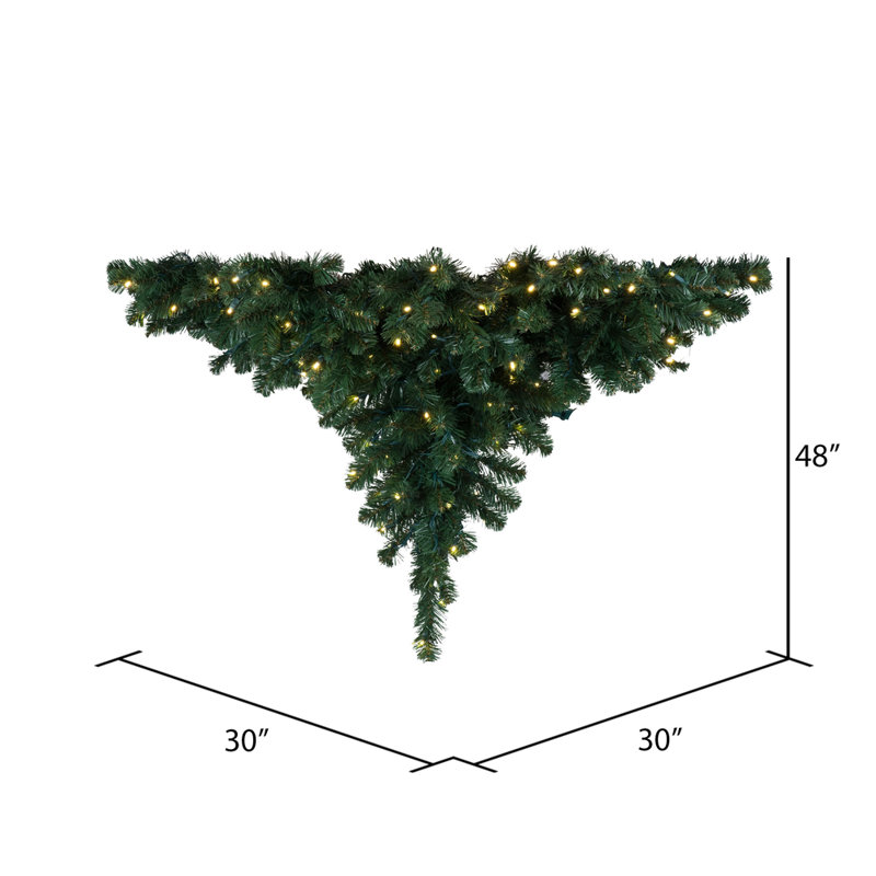 4' H Lighted Artificial Fir Christmas Tree