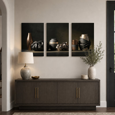 Art moderne, impression sur toile tendue sur toile, ensemble de 3, pour salon, chambre à coucher, décoration intérieure