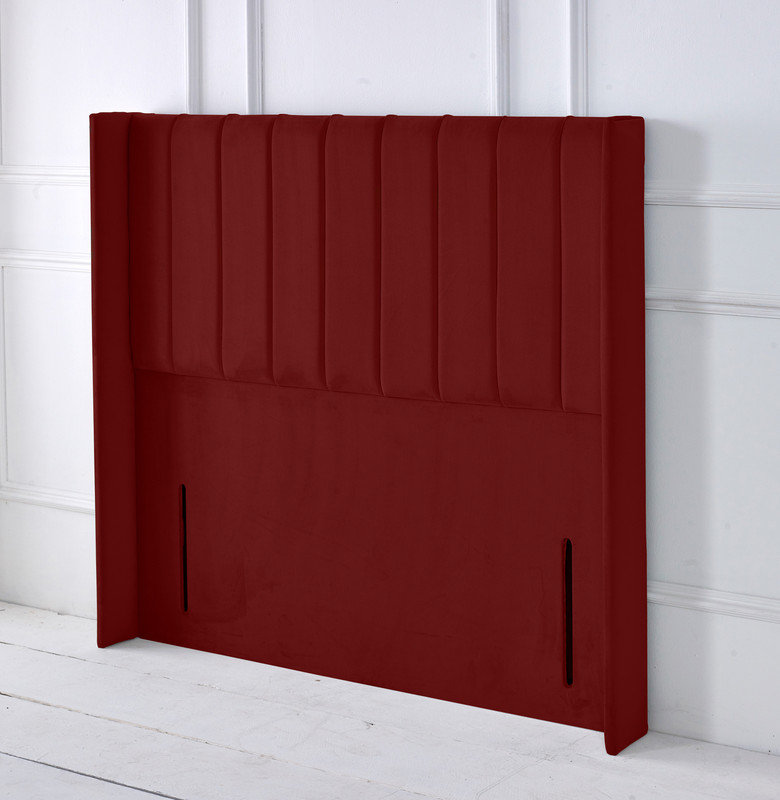 Upholstered Headboard, Burgundy, Single (3')