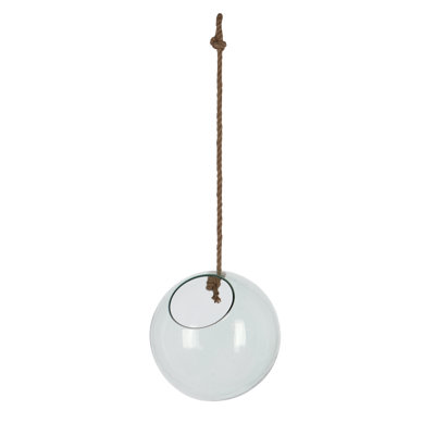 Terrarium rond suspendu, verre