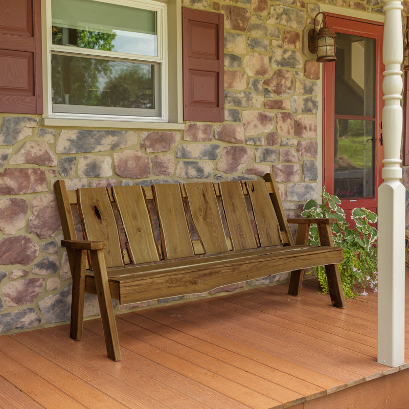Banc de jardin en bois Lucille Timberland, Champignon