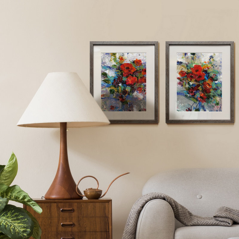 Splash of Color I-ensemble de 2 reproductions de photos encadrées sur papier