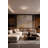 1-Light Chrome LED Flush Mount With Clear Crystal Accents