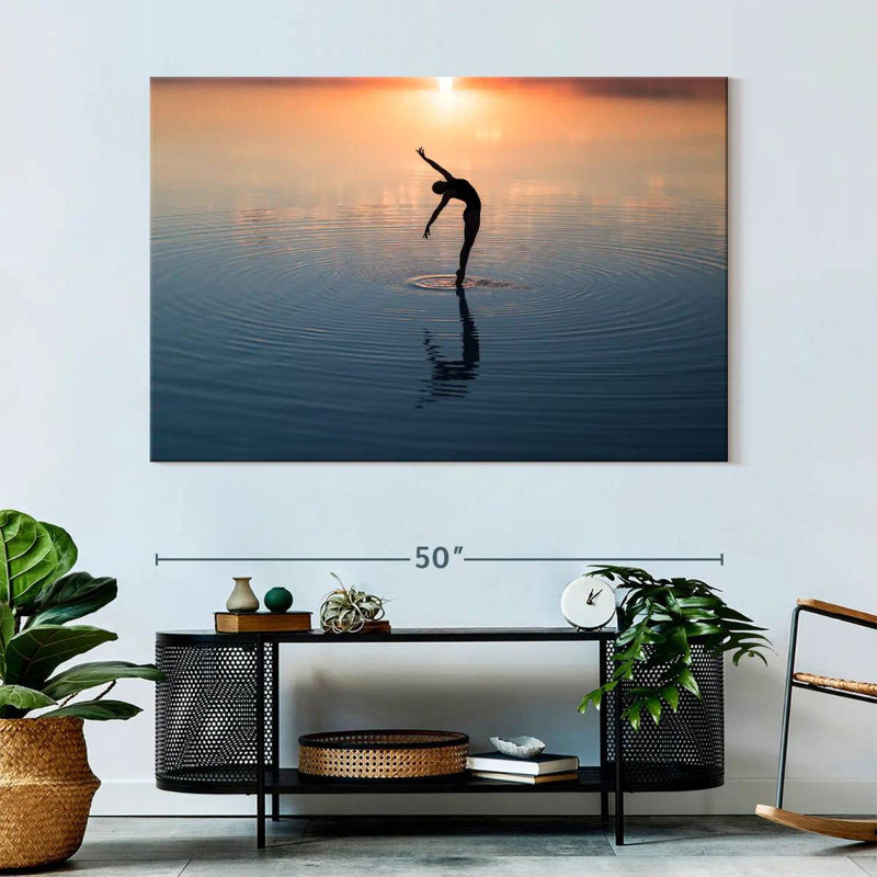 Enn Lake, reflet de la ballerine, H 34 po x l 51 po