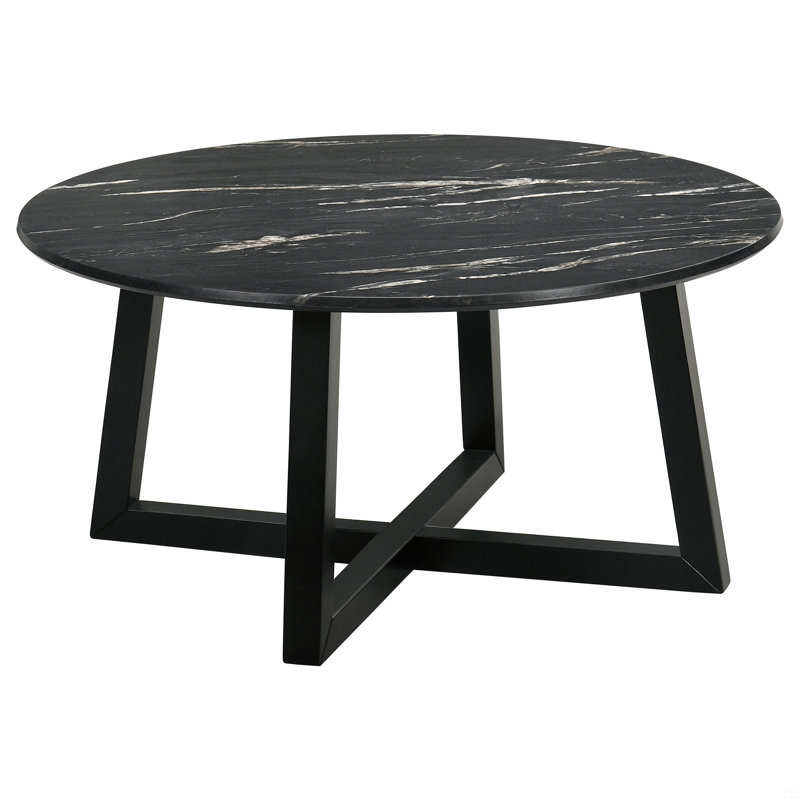 Round Marble-Like Smarttop Coffee Table