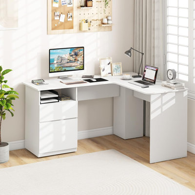 L-Shaped Computer Desk