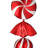 72" Shatterproof Peppermint Candy Finial Ornament