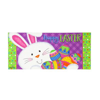 Spring Holidays Easter Bunny Sassafras Switch Door Mat