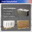 Meuble-lavabo double l 72 po x P 22 po x H 41 po-97682557