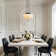 Large Milk Glass Pendant Light