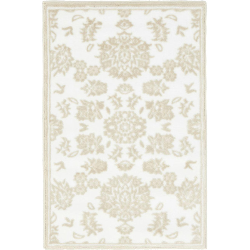 Tapis blanc / beige Danazia, Rectangle 10 pi x 13 pi
