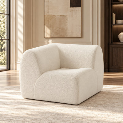 Grossman 38.19'' Modular Corner Unit (Ivory)