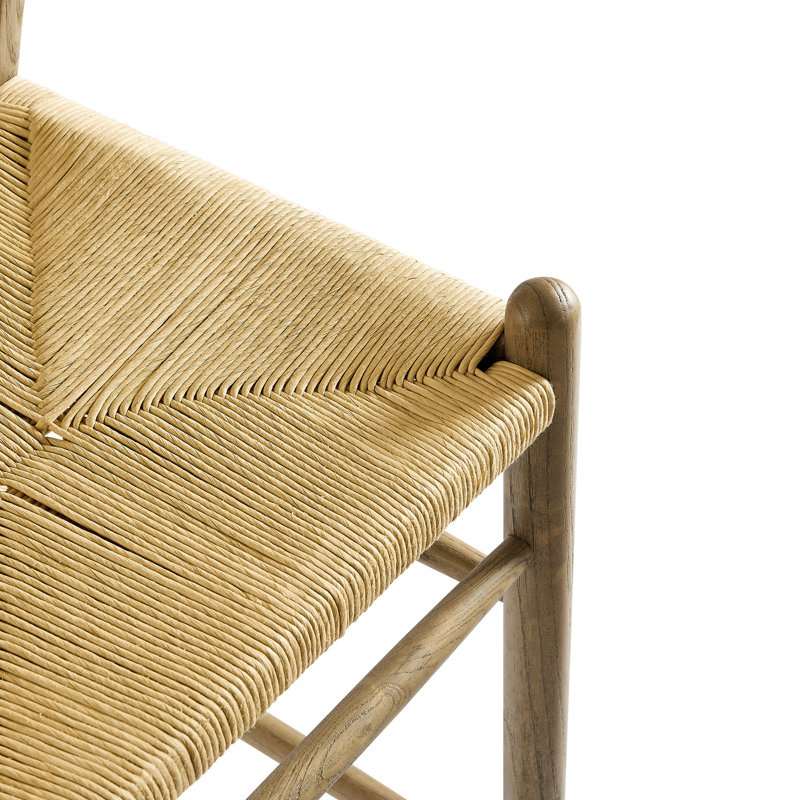 Tabouret de bar Amish, Tabouret de comptoir (siège d'une hauteur de 25 p, Gris