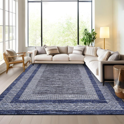 Rectangle Abstract Area Rug