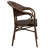 Nannie Rattan Restaurant Patio Chair with Bamboo-Aluminum Frame-82562256