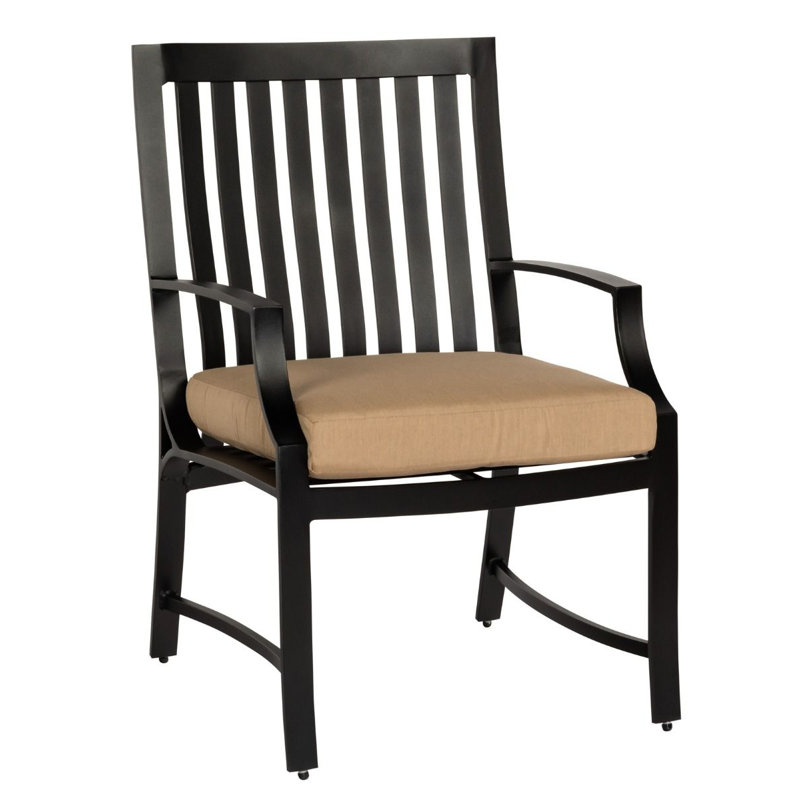 Seal Cove Outdoor Dining Armchair, Graphite