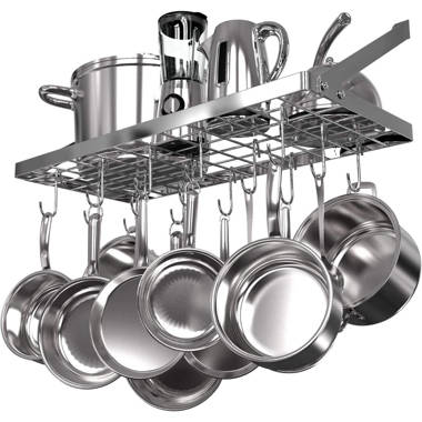 Cuisinart Metal Rectangle Wall Mounted Pot Rack & Reviews