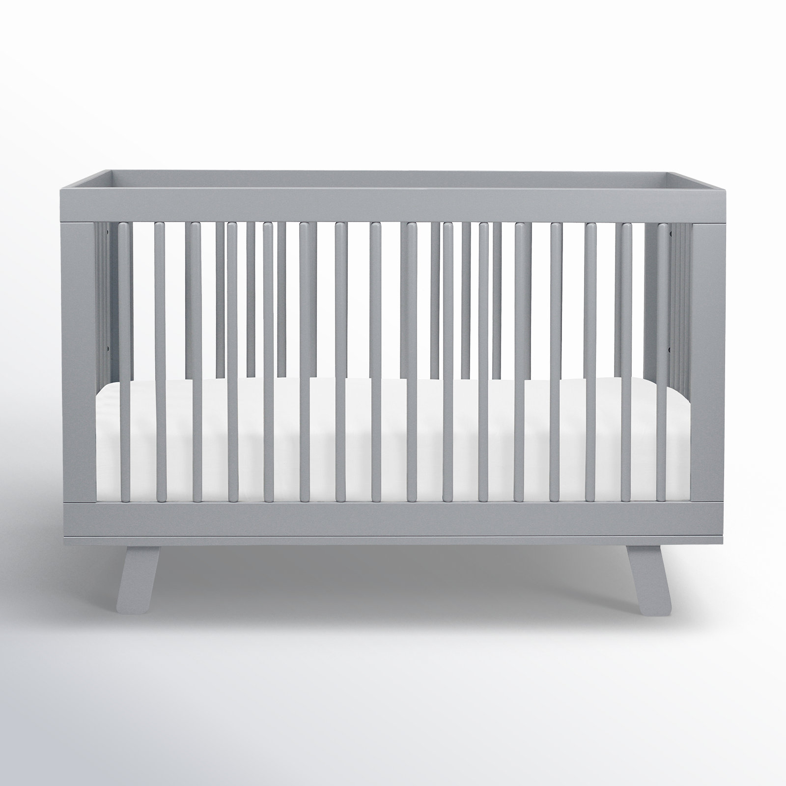 Hudson Pine 3-in-1 Convertible Crib, Gray