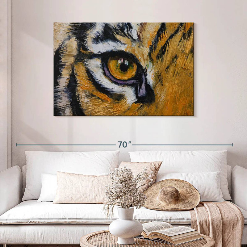 Brampt Tiger Eye, 30" H x 45" W
