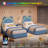 Twin Size Bed Frame with 2 Storage Drawers & LED Lights, Velvet Upholstered Platform Bed with Rainbow Headboard-879898745