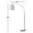 Zac 80'' Dark Bronze Arched Floor Lamp