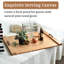 Housse de poêle à bois en bois avec poignées, panneau de couverture en bois pour cuisinière à gaz et dessus de cuisinière électrique, couvercle d'évier de cuisine pour espace de comptoir, planche à découper