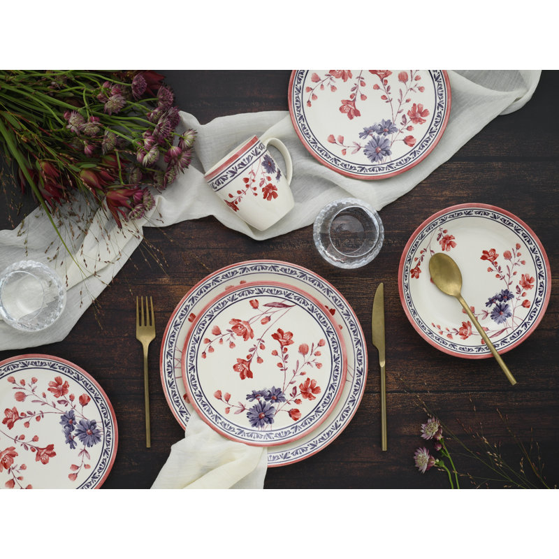 Cottage Piece Dinnerware Set - Service for 4
