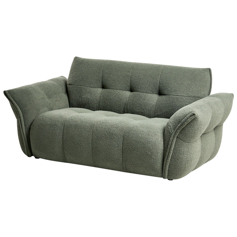 Sofa 2 Seater HALBA Boucle, Green