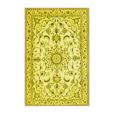 Maylis Washable Floral Indoor Rug