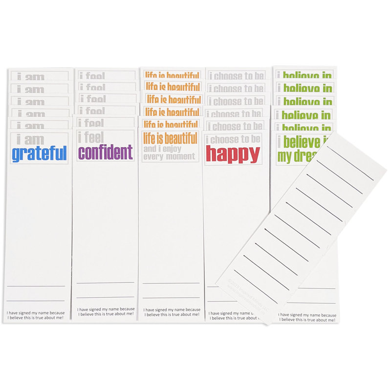 Marque-pages, ensemble de confiance, 30 par ensemble, 3 ensembles