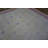 Faded Cream Color Geometric Pattern Antique Square Dhurrie Flatweave Rug