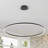 Stockham 1-Light Chandelier Round Circle LED Kitchen Island Pendant Remote Dimming-101287699-88581879