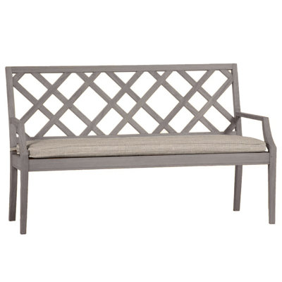 Banc 60 po Haley Teak - Huître