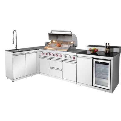 CobaltCascade 8487900 Single Burner No Propane Gas Grill