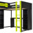 L-Shaped Gaming Bed With LED Lights & USB Ports, Reversible Layout Wood Loft Bed-482184416