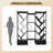 6-Tier Industrial Tree Bookshelf, Triple Column Wooden Large Bookcase with 24 Open Display Shelves, Tall Standing Tree Shelf Storage Rack-1689084233