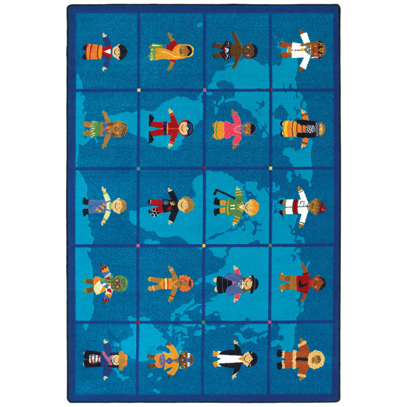 Tapis éducatif à travers le monde, Rectangle 7 pi 8 po x 10 pi 9 po
