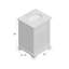 Ensemble de meuble-lavabo simple 24 po Hermes-1210188519