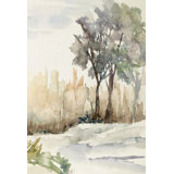Winter Landscape II Painting by Sara Brown
