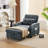 Hosie Faux Leather Accent Chair-521579608