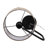 Set Of 3 61"/21"Metal Floor And Table Lamps, Black