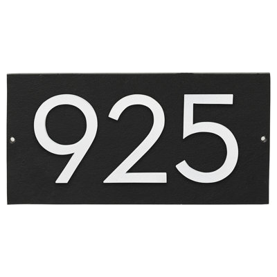 Floating 1-Line Wall Address Plaque