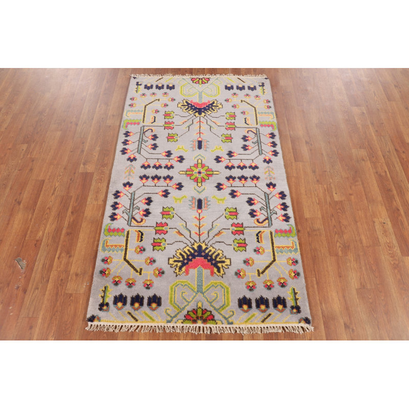Tapis indien en laine fait à la main Ziegler 3 x 5