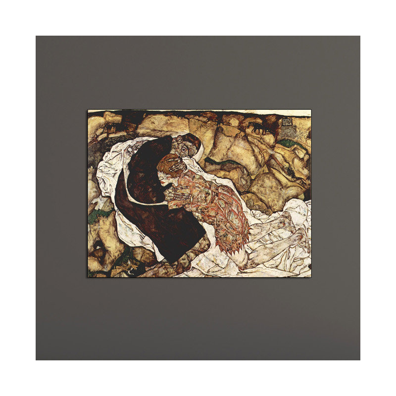 Egon Schiele - Wrapped Canvas Painting, 90cm H x 120cm W x 1.8cm D