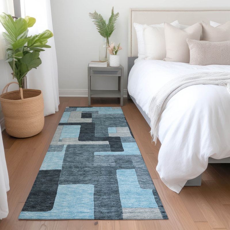  Tapis intérieur / extérieur antidérapant Chayden, Tapis de couloir 2 pi 3 po x 7 pi 6 po